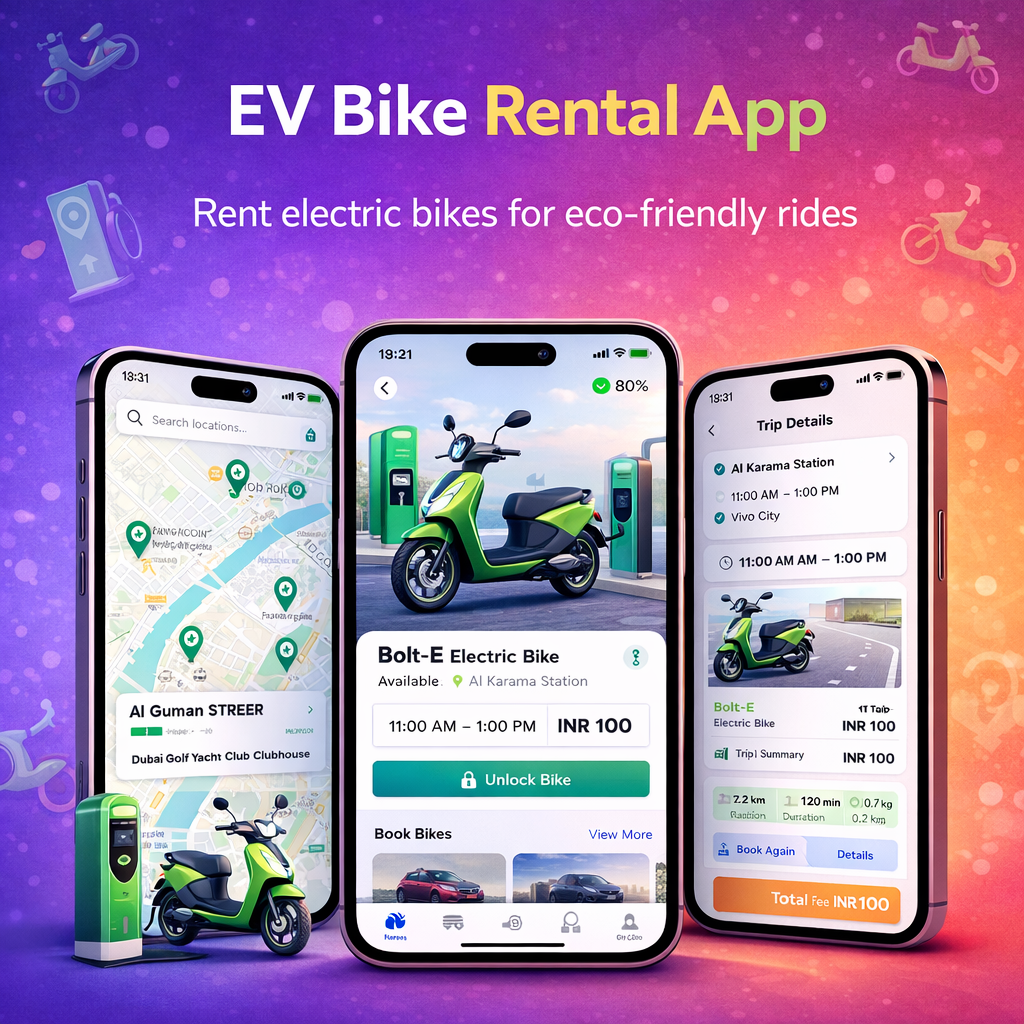 EV Bike Rental App — Engineer Codewala